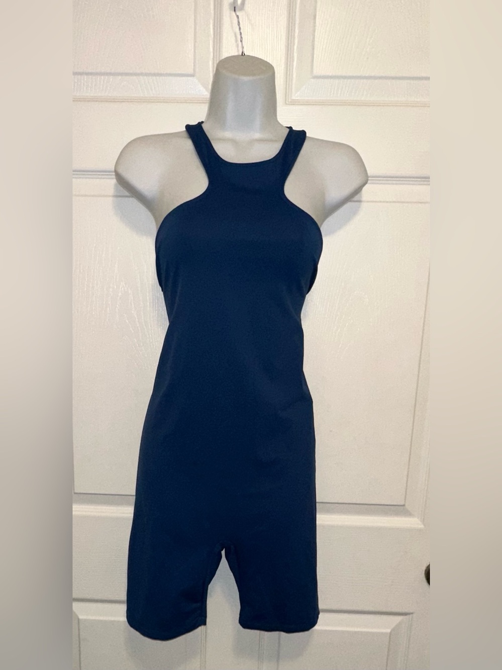 Zara Navy Racerback Romper